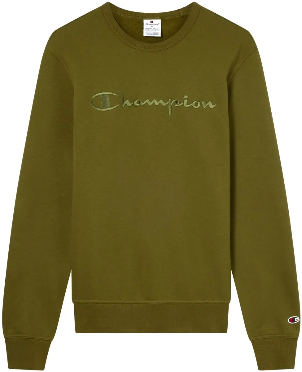 Champion Crewneck Sweatshirt Heren - Olijfgroen XL