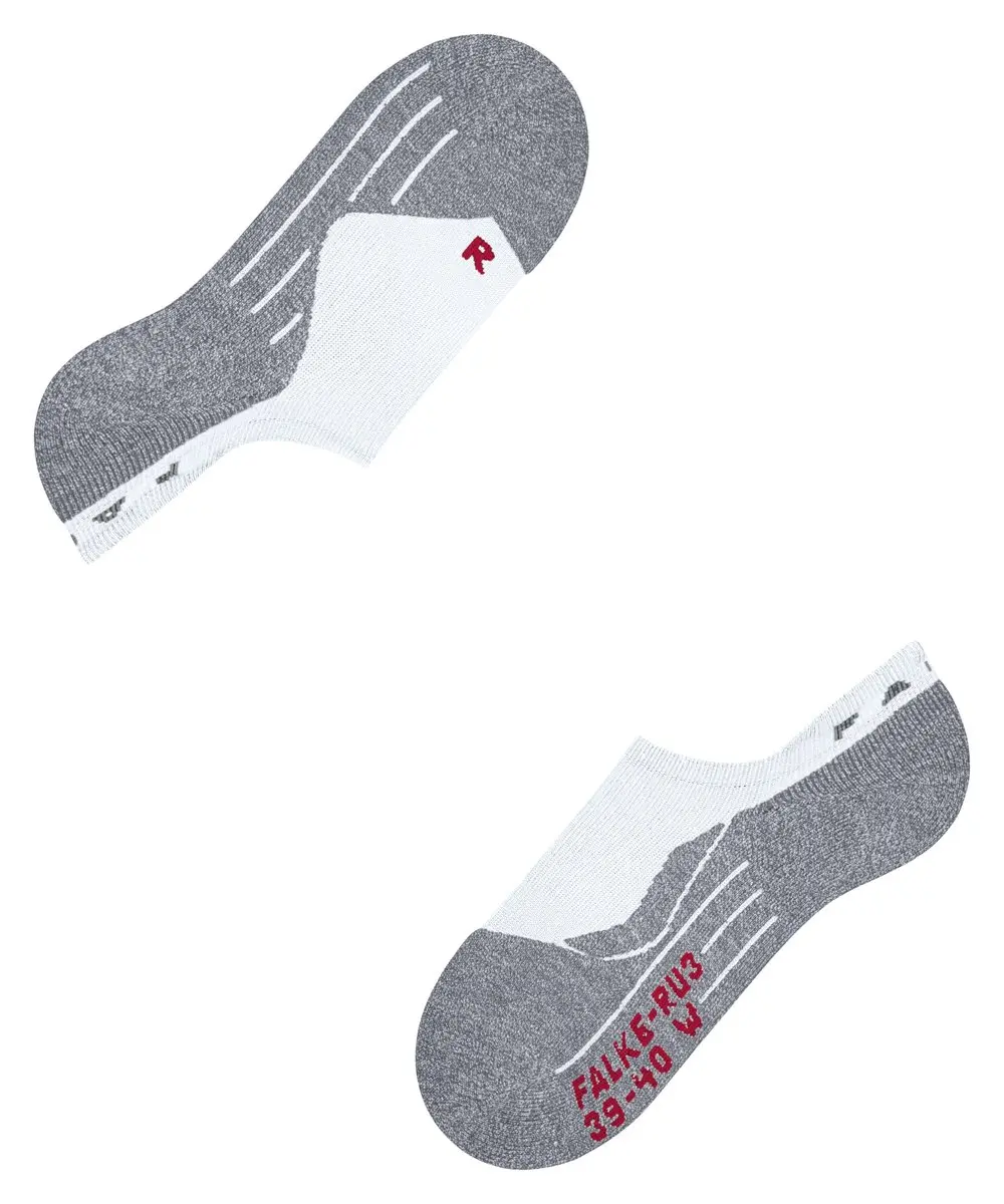 Falke RU3 Comfort Invisible Hardloopsokken Dames - 41/42 - Wit