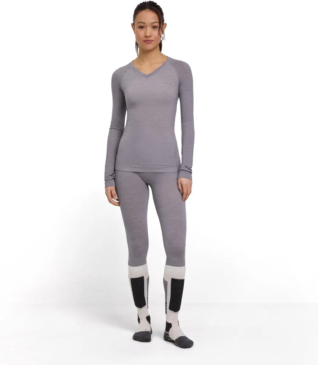 Falke Wool-Tech Light V-hals Dames Shirt - M