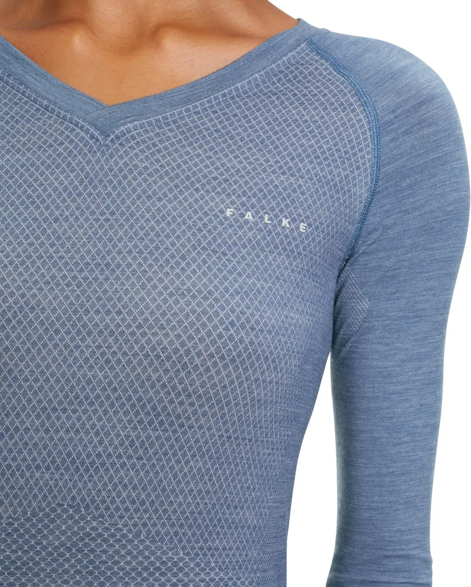 Falke Wool-Tech Light V-hals Dames Shirt - M