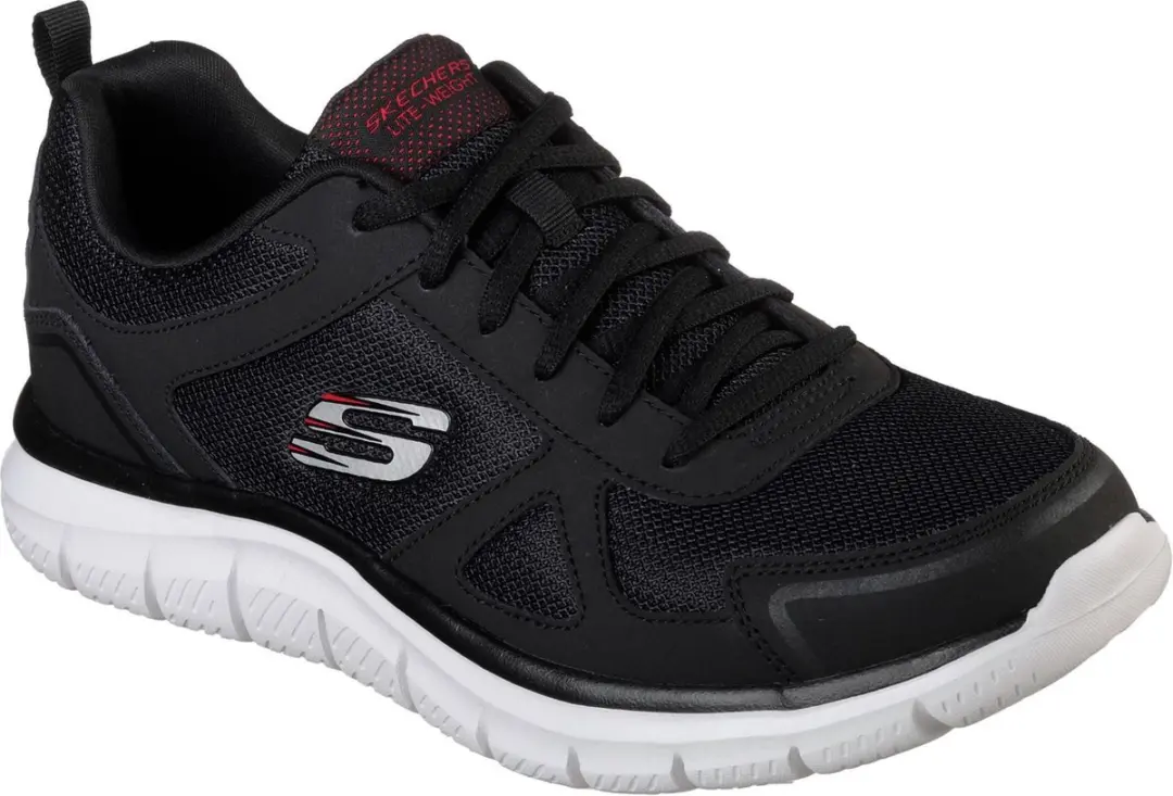 Skechers Track Sneakers 44 - Trail - 1 Paar - Zwart/Wit/Rood - afbeelding 6 van 6