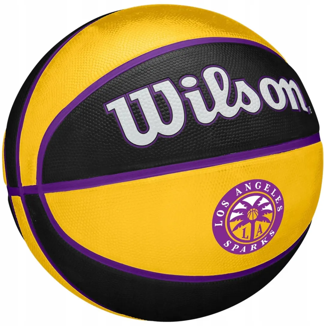 Wilson WNBA Los Angeles Sparks Basketbal Maat 5 - Zwart/Geel
