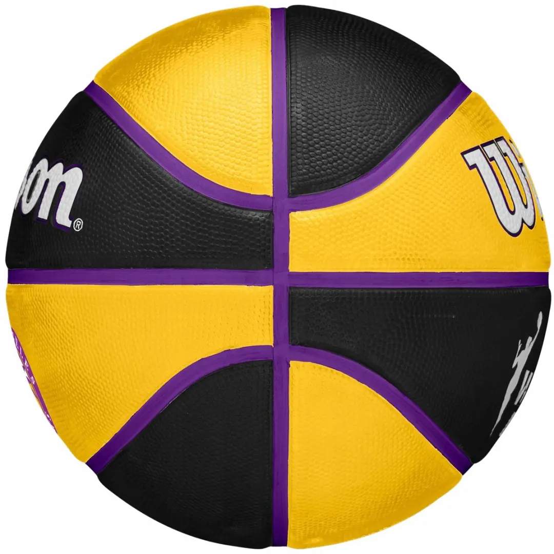 Wilson WNBA Los Angeles Sparks Basketbal Maat 5 - Zwart/Geel