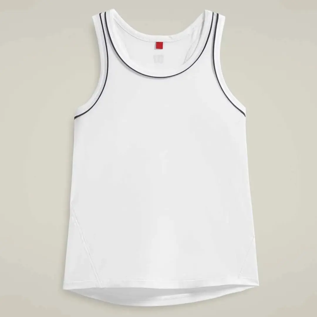 Wilson Team Mouwloos T-shirt L - Bright White