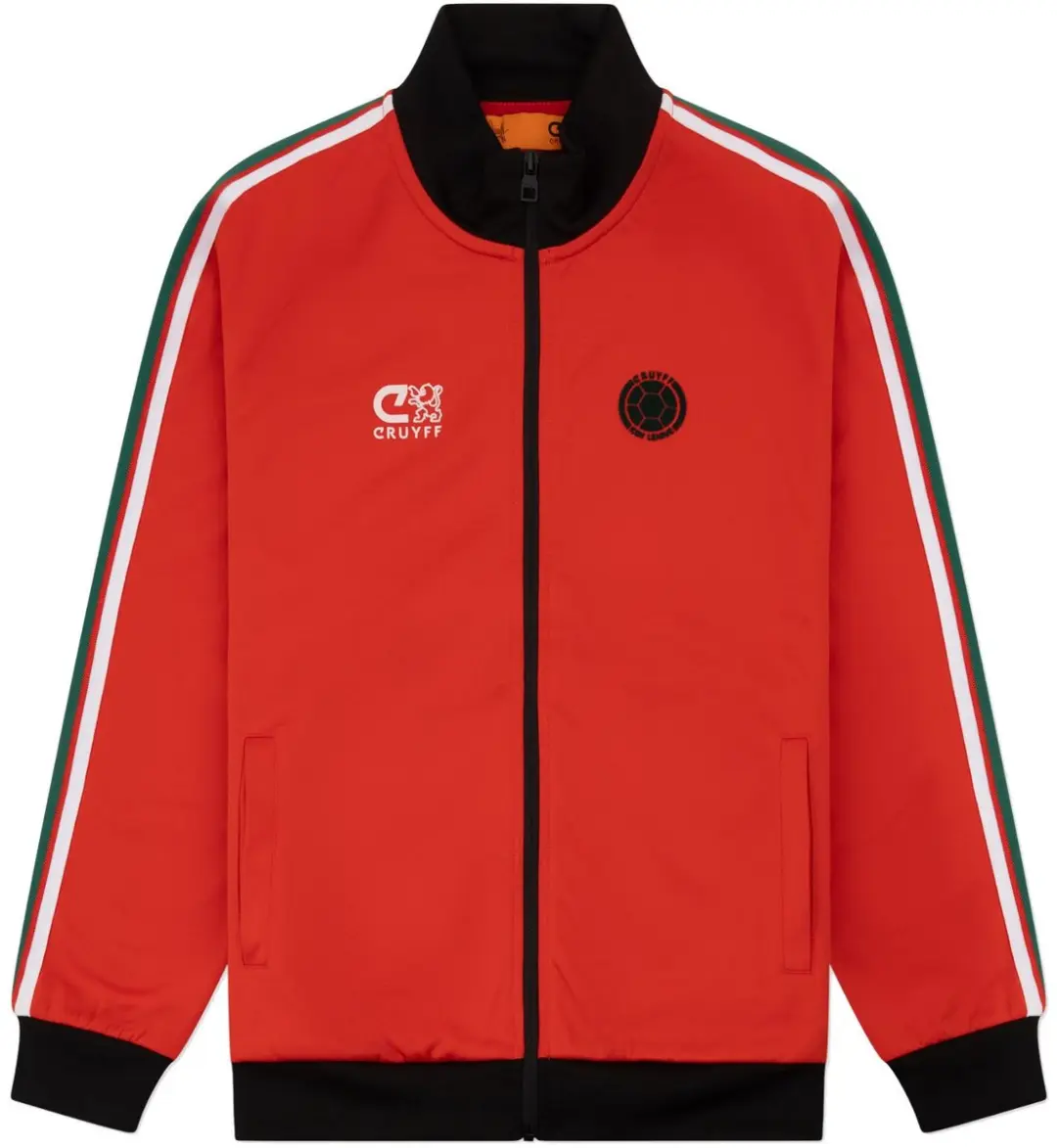 Cruyff Marokko Retro Trainingsjack Rood L