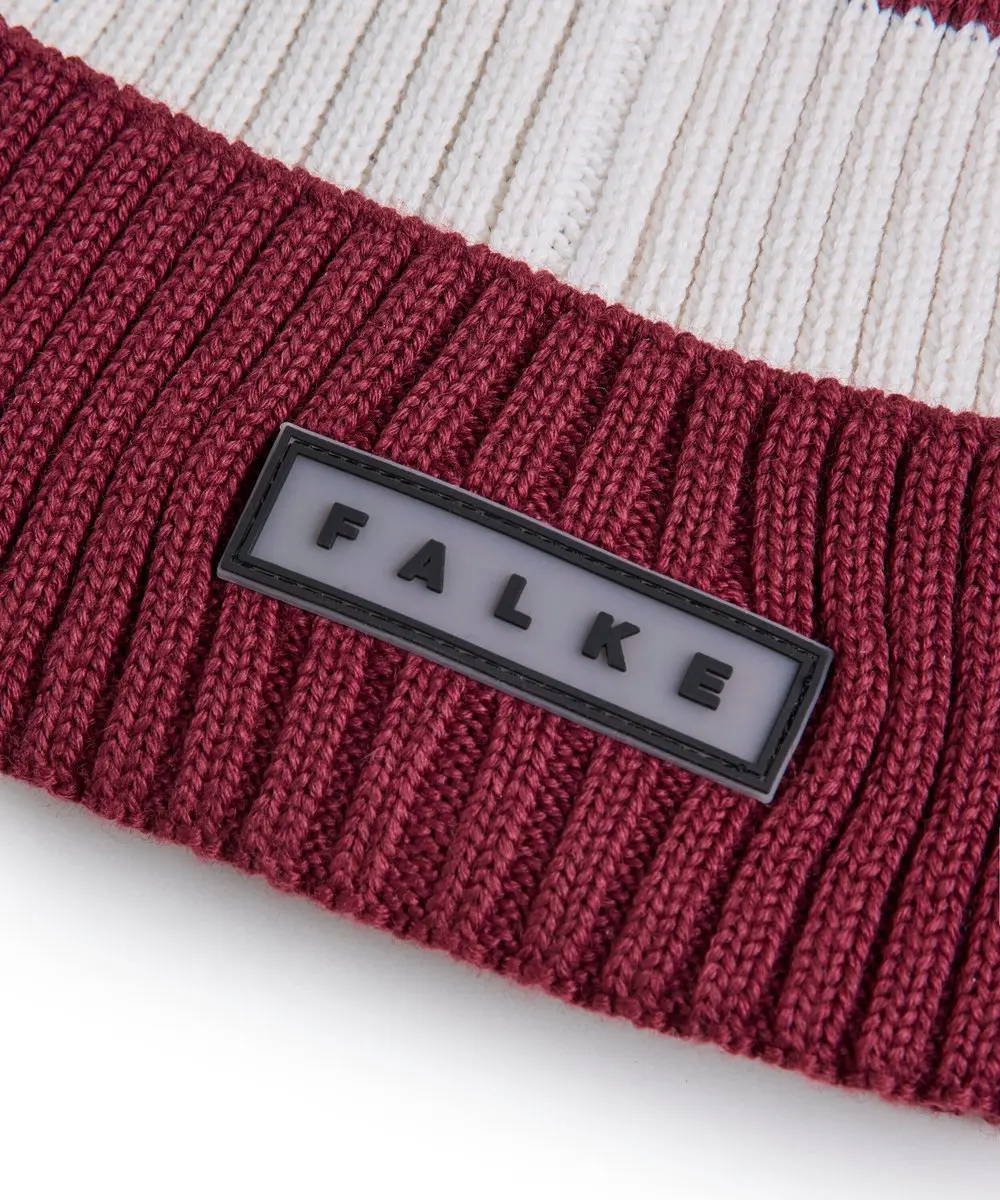 Falke Skiing Sneldrogende Warme Wollen Muts - Rood