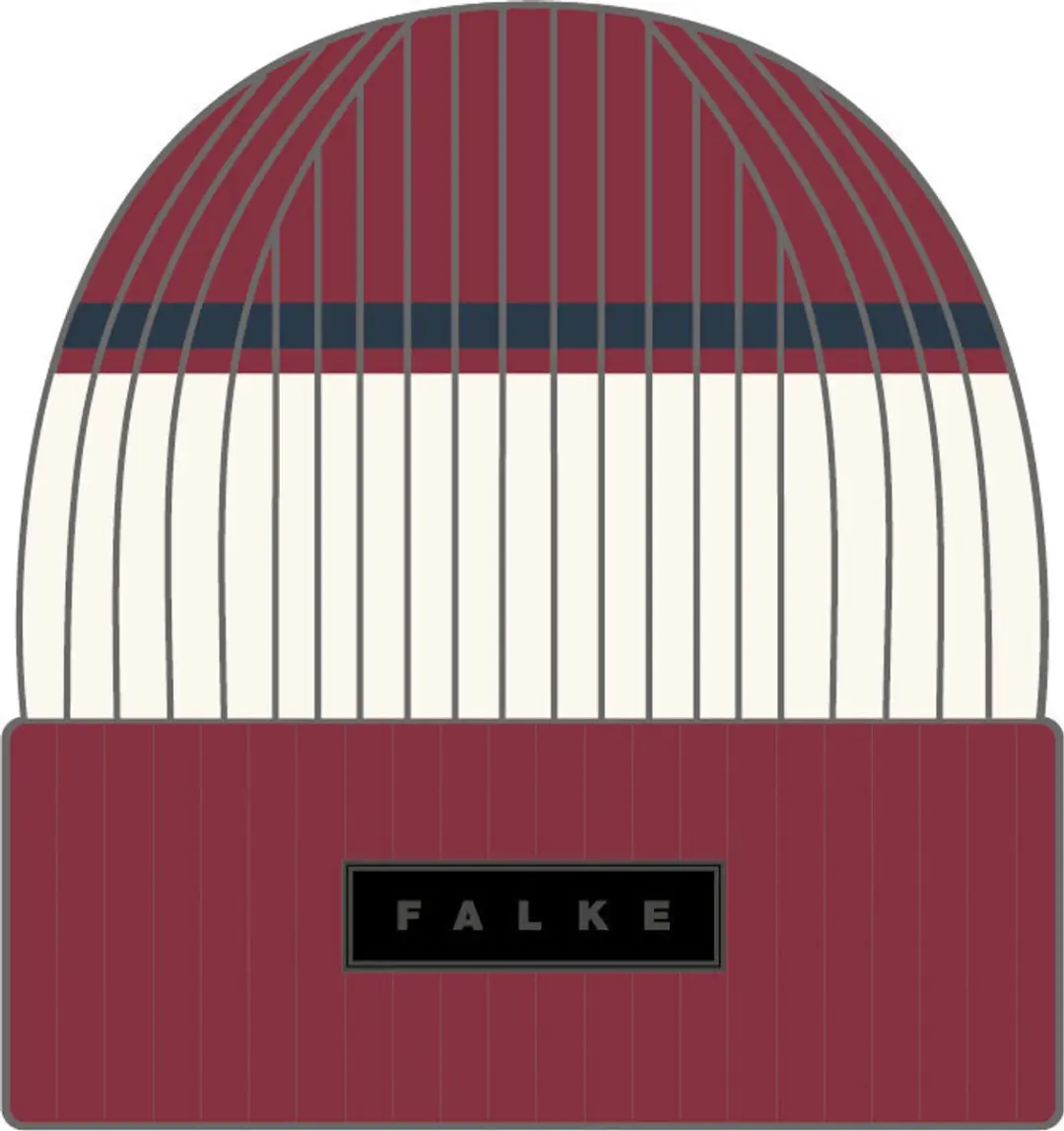 Falke Skiing Sneldrogende Warme Wollen Muts - Rood