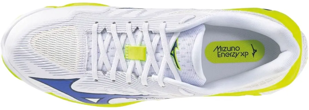 Mizuno Wave Lightning Elite Indoorschoenen 39 - Wit/Geel/Blauw - afbeelding 6 van 6