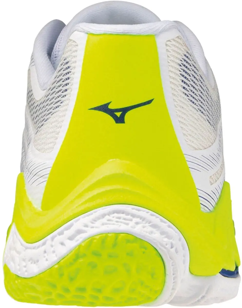 Mizuno Wave Lightning Elite Indoorschoenen 39 - Wit/Geel/Blauw