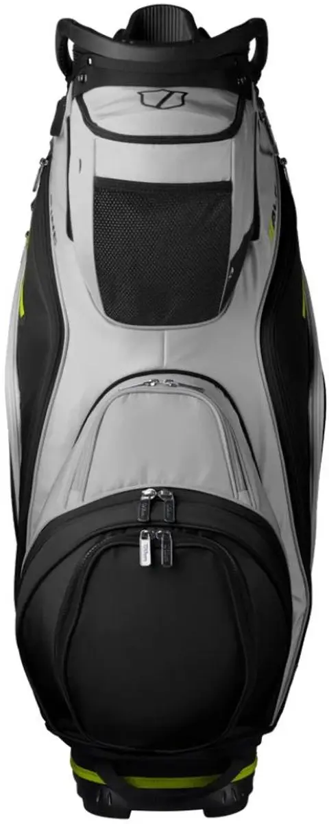 Wilson Alpine Cartbag 2026 - 10 Vakken - Grijs/Zwart