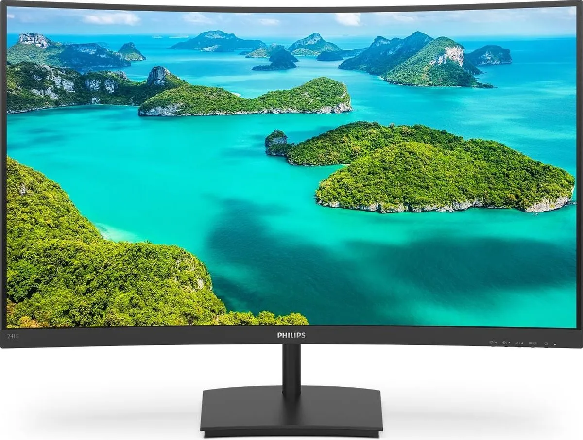 Philips 241E1SC Curved Monitor 24 inch - Full HD - 75Hz - afbeelding 6 van 6