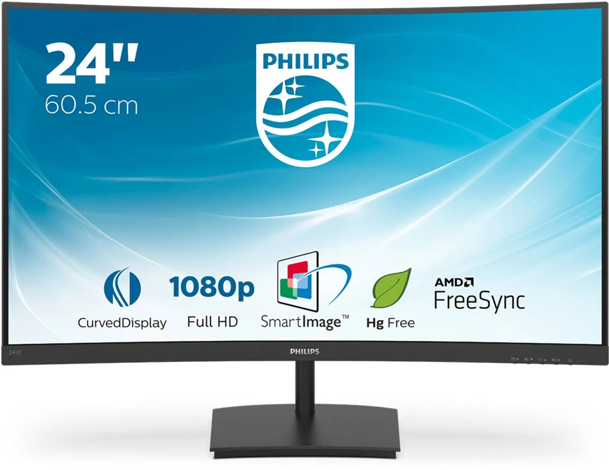 Philips 241E1SC Curved Monitor 24 inch