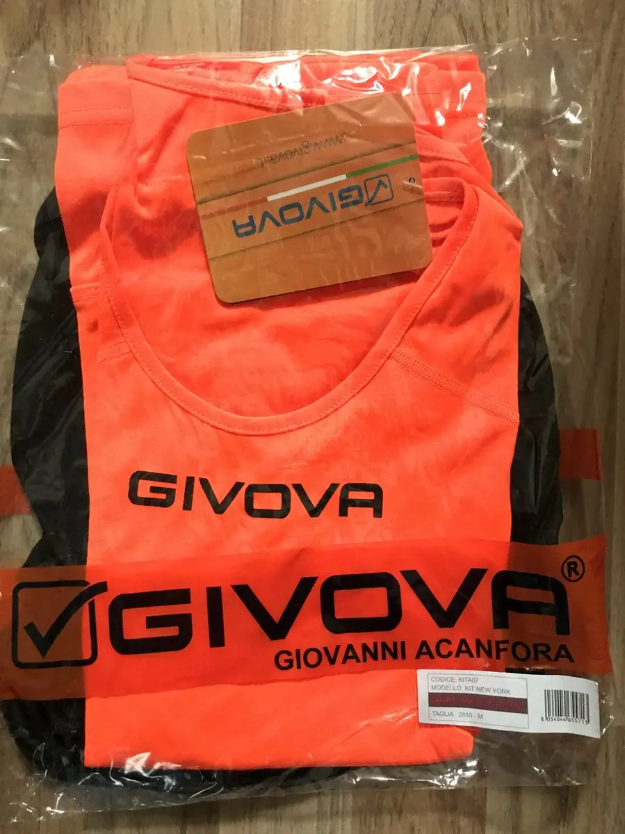 Macron Givova New York Hardloopset XL - Fluo Oranje/Zwart