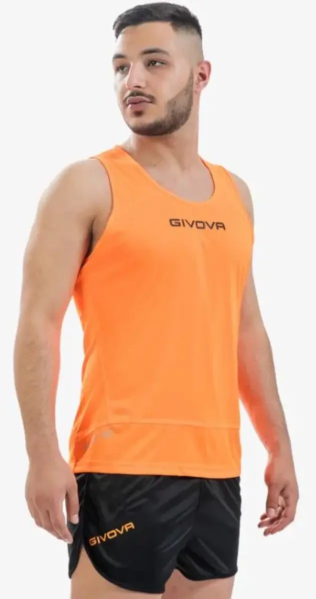 Macron Givova New York Hardloopset XL - Fluo Oranje/Zwart