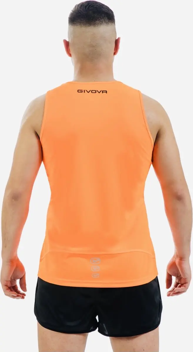 Macron Givova New York Hardloopset XL - Fluo Oranje/Zwart