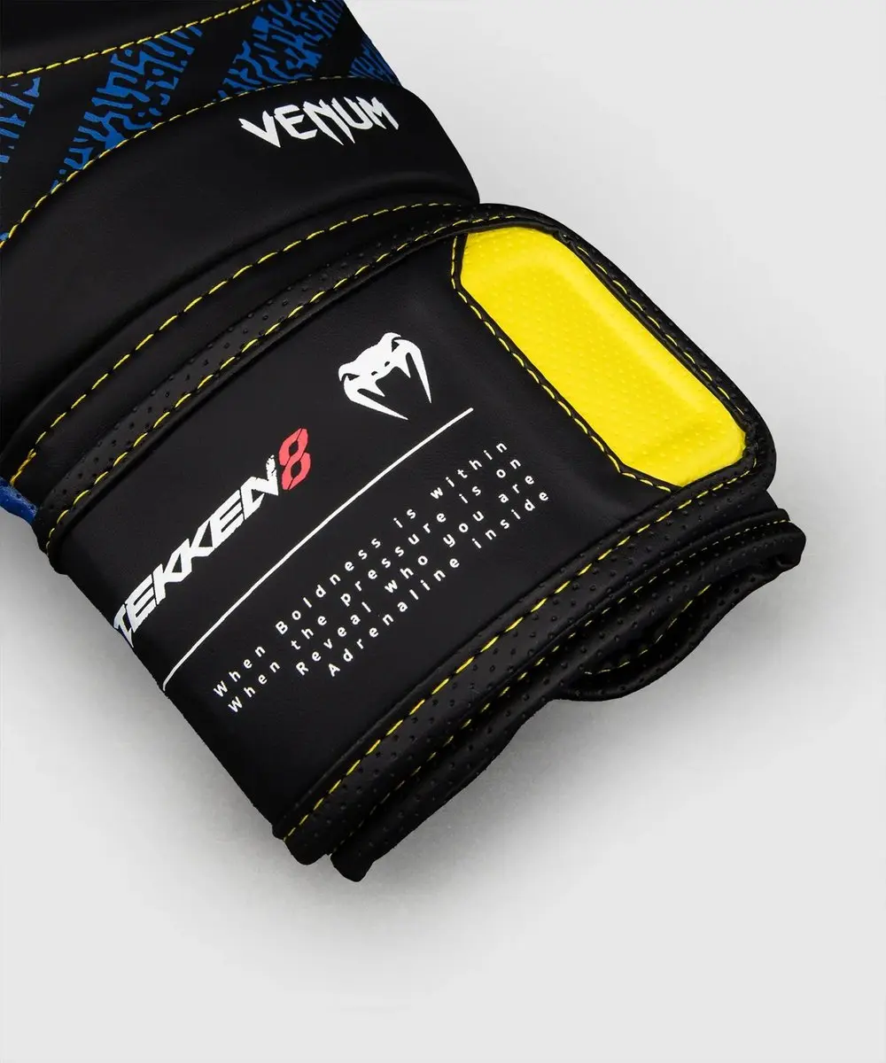 Venum x TEKKEN 8 King Bokshandschoenen 16 oz - Zwart/Geel