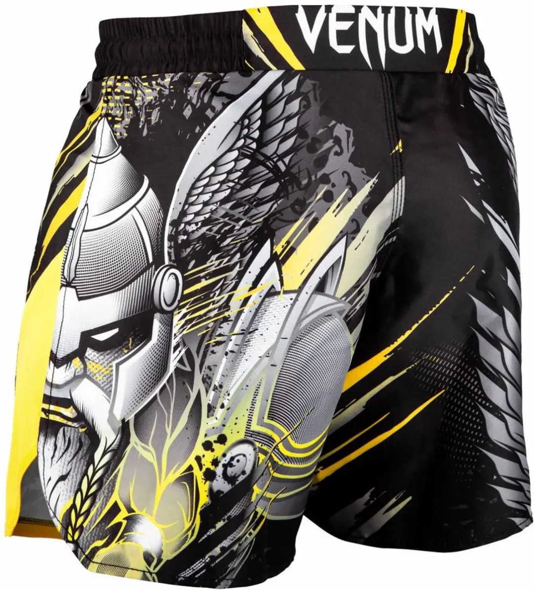 Venum Fight Shorts Viking 2.0 XS - Zwart/Geel