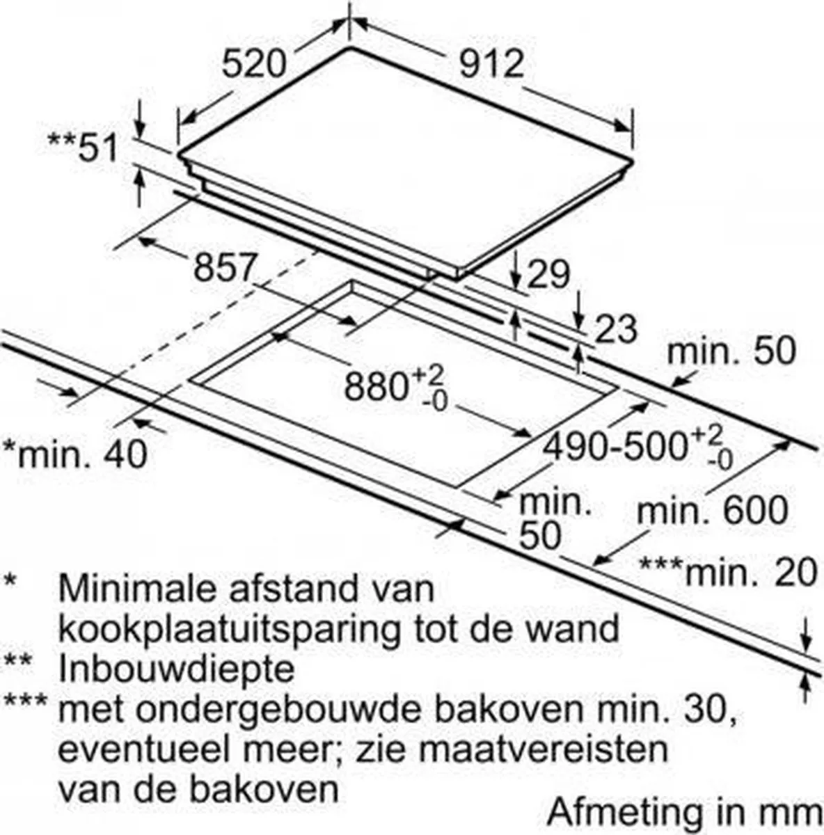 Siemens iQ700 EX975LXC1E Inductiekookplaat 5 Zones - Zwart - afbeelding 6 van 6