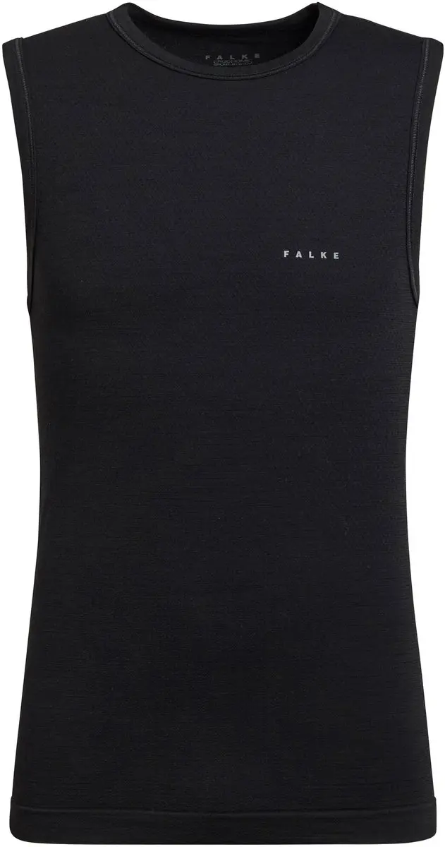 Falke Wool-Tech Light Mouwloos Shirt Heren M - Zwart