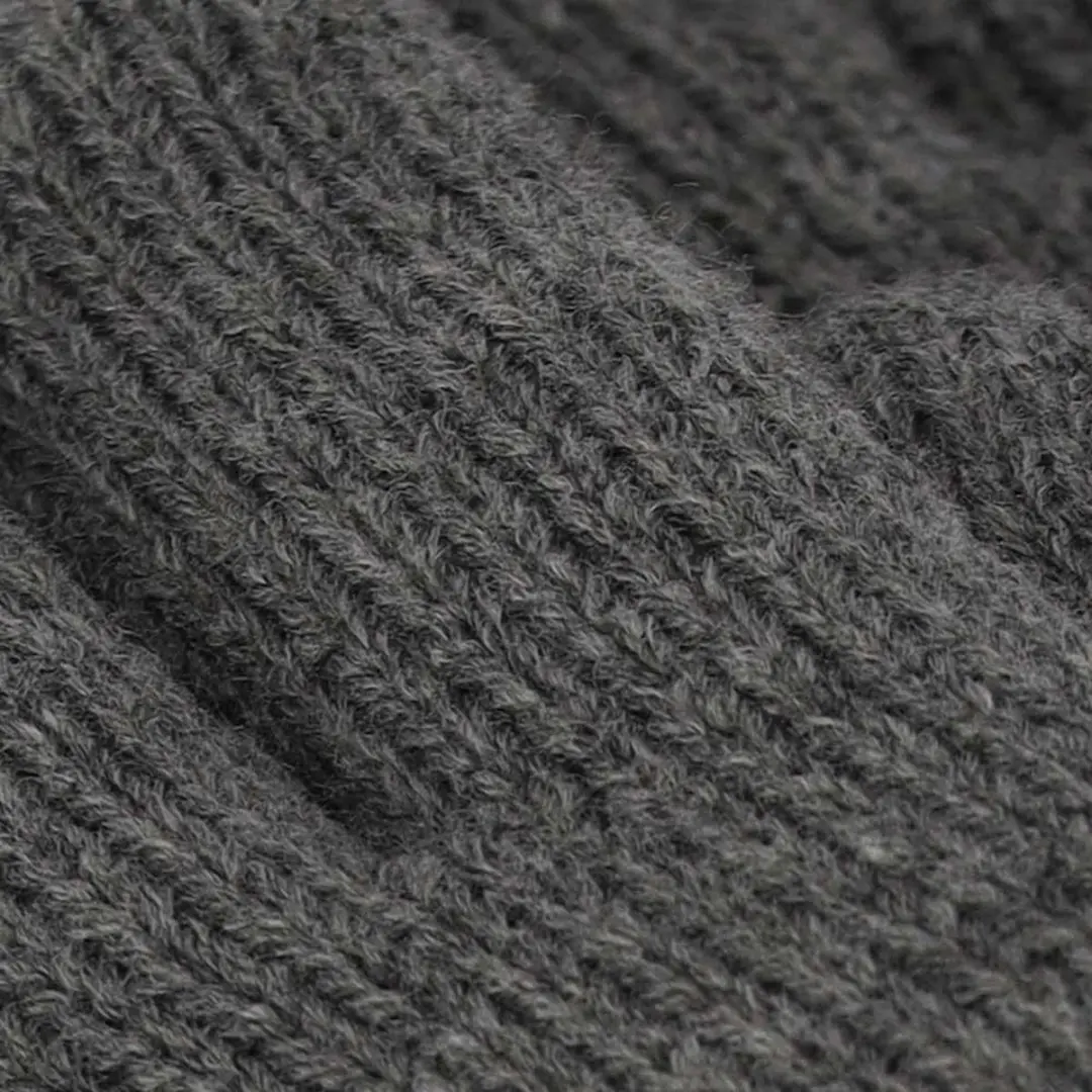 Sarlini Handschoenen Jongens Ribbed Midden Grijs - 8 t/m 12 jaar