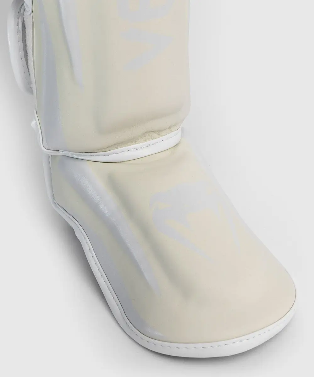 Venum Elite Kickboks Scheenbeschermers - L - Wit