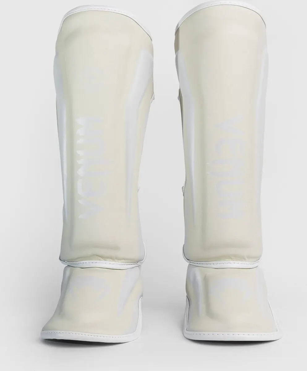 Venum Elite Kickboks Scheenbeschermers - L - Wit