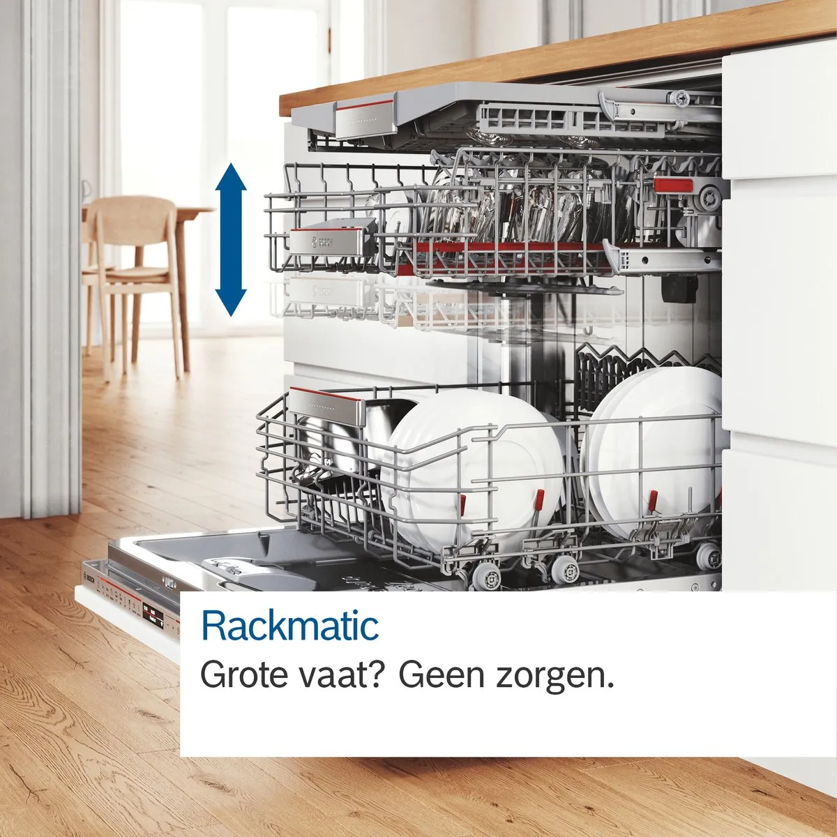 Bosch Series 6 SMI6ECS12E Inbouwvaatwasser 60cm - 14 Couverts