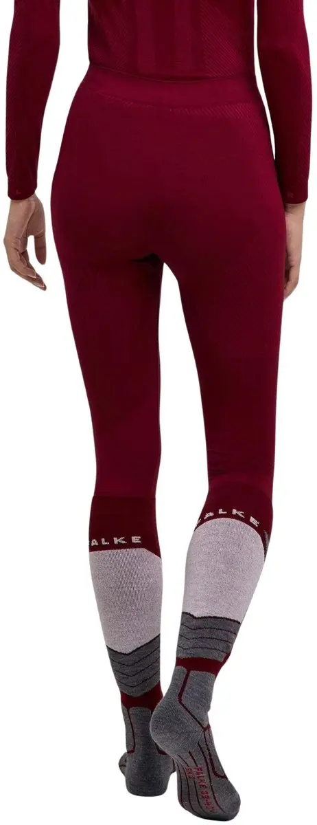 Falke Warm Thermobroek Dames M - Donkerrood