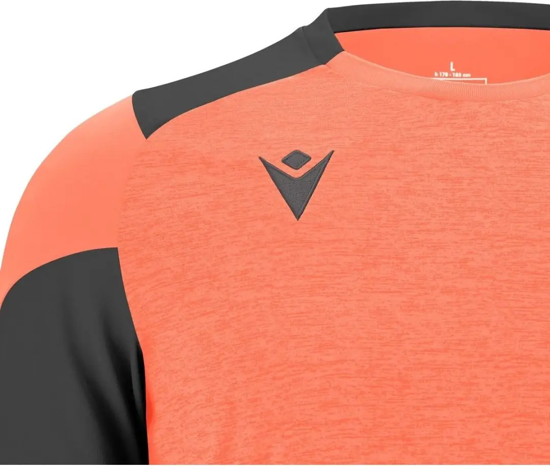 Macron Glory Golem Shirt Kinderen - Coral Fluor/Antraciet 122/128
