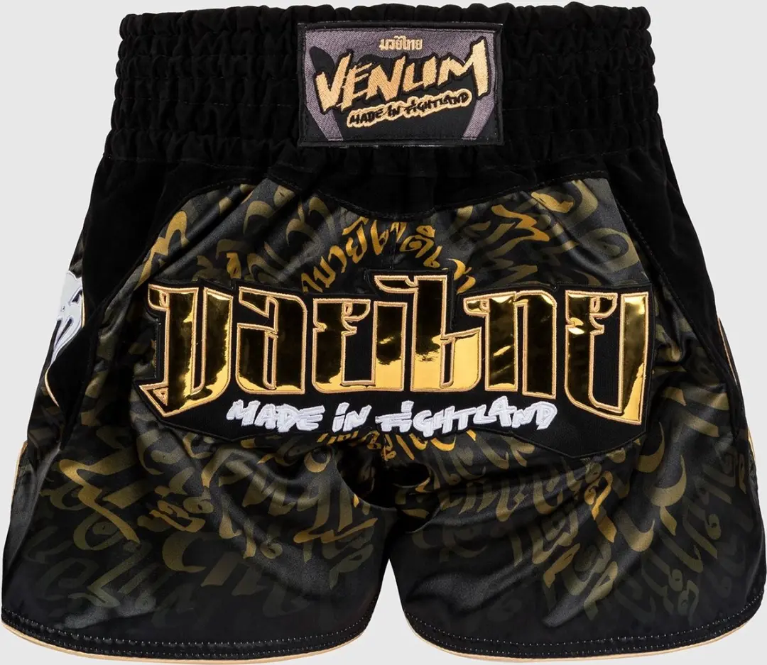 Venum Muay Thai Short Attack Zwart Goud - S