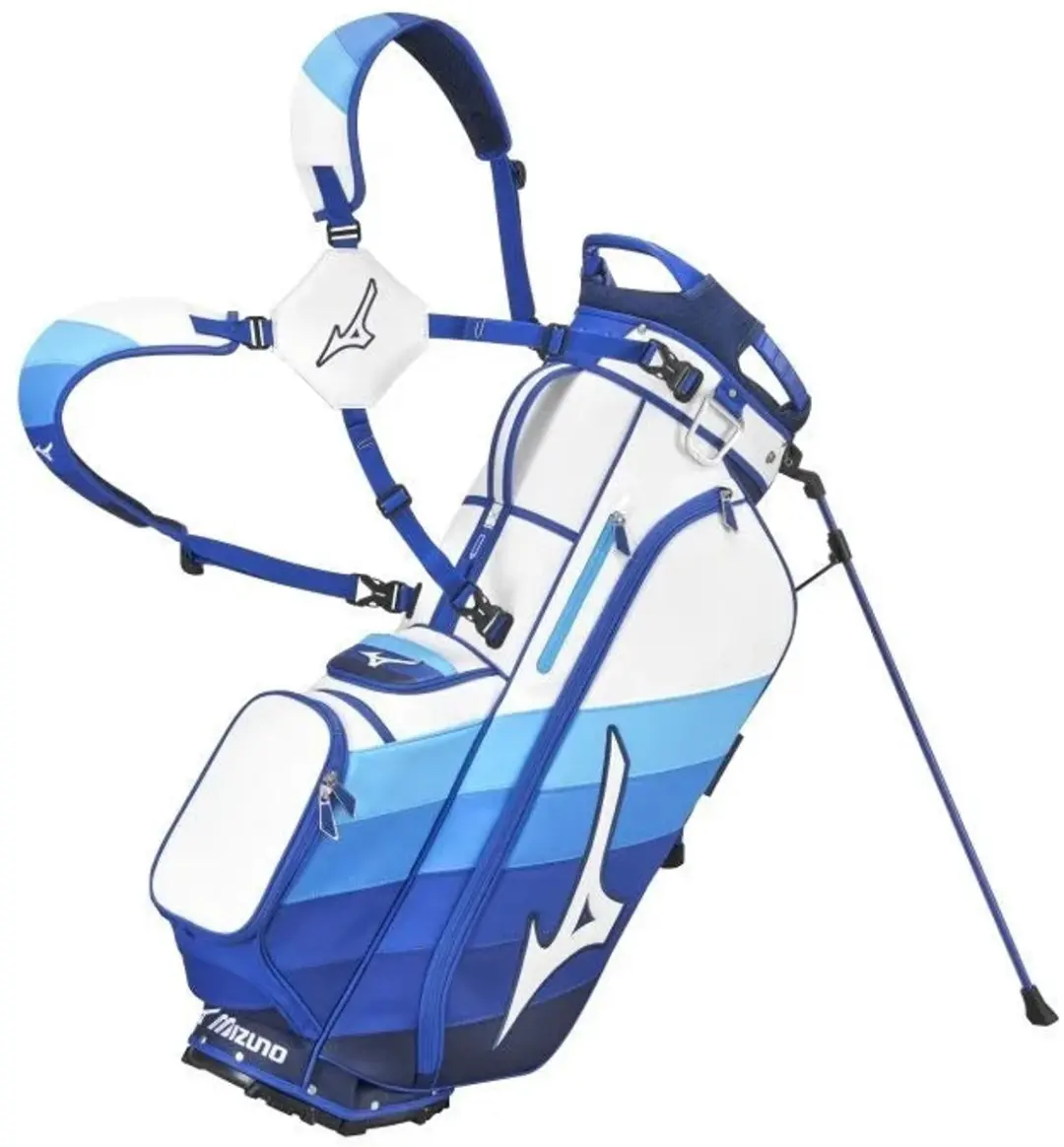 Mizuno Tour Staff 2025 Standbag Wit/Blauw