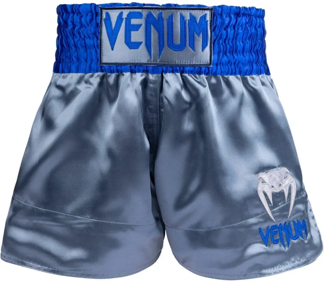 Venum Classic Muay Thai Shorts - Grijs Blauw S