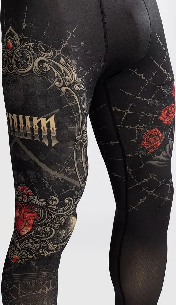 Venum Santa Muerte 5.0 Spats - XXL - Diep Zwart Goud