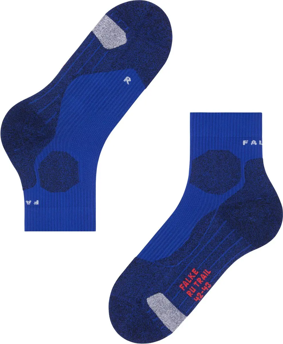 Falke RU Trail Grip Hardloopsokken Heren - Blauw - Maat 39-41 - afbeelding 6 van 6