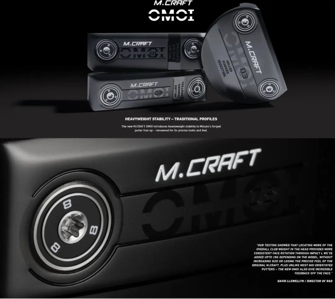 Mizuno M-Craft OMOI #3 Putter 2023 - Blauw - Rechtshandig