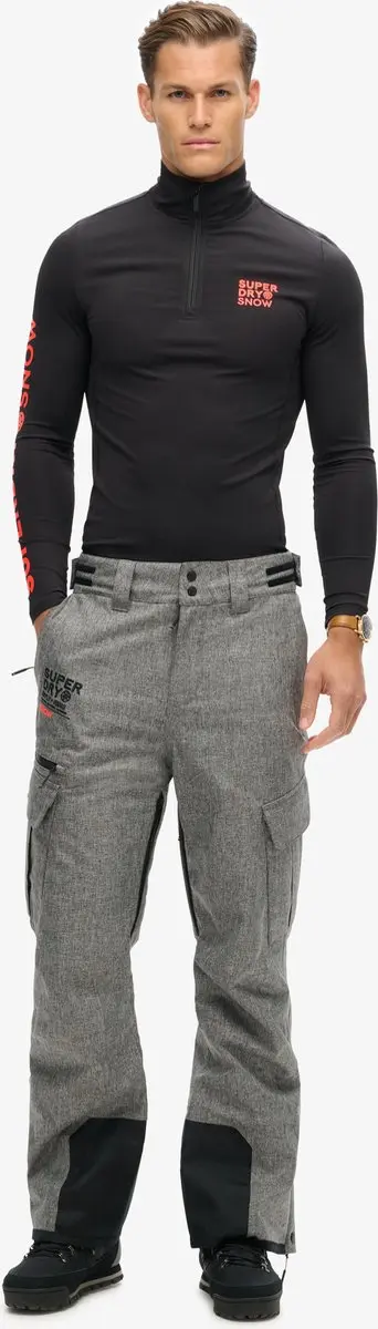 Superdry SKI PEAK RESCUE Heren Wintersportbroek - S - Grijs
