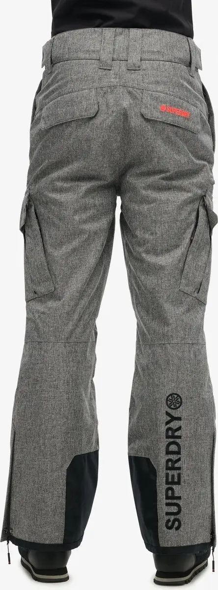 Superdry SKI PEAK RESCUE Heren Wintersportbroek - S - Grijs