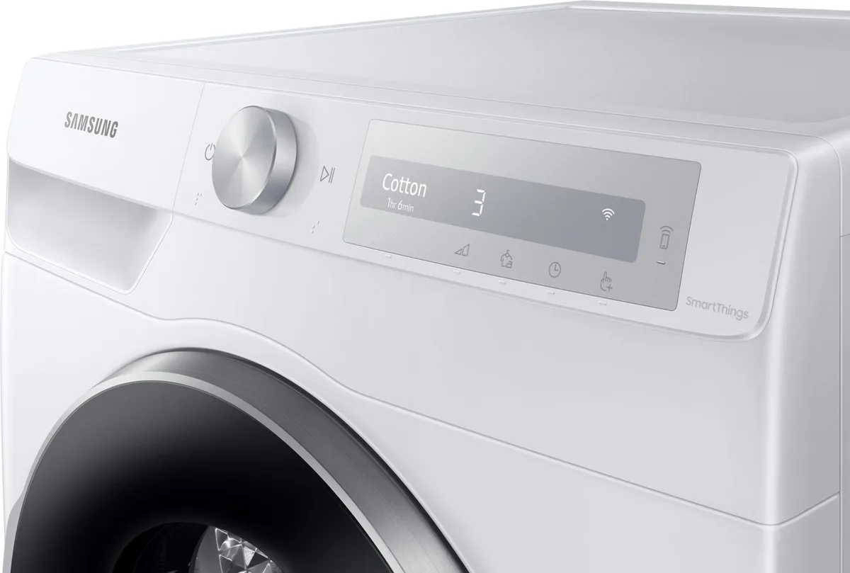 Samsung DV80T6220LH Warmtepompdroger 8 kg - Wit - afbeelding 6 van 6