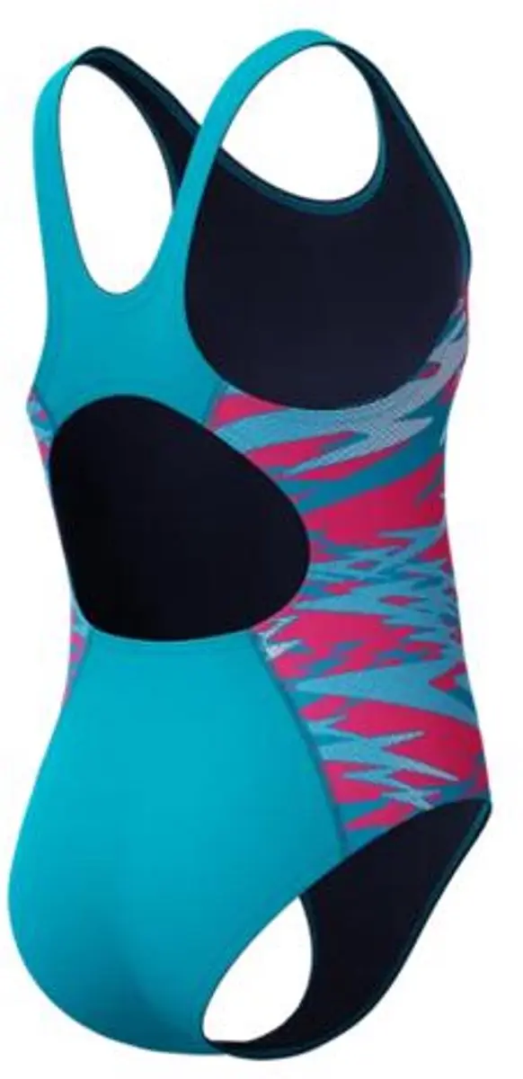 Speedo Hyperboom Splice Muscleback Badpak Meisjes - Turquoise/Rood