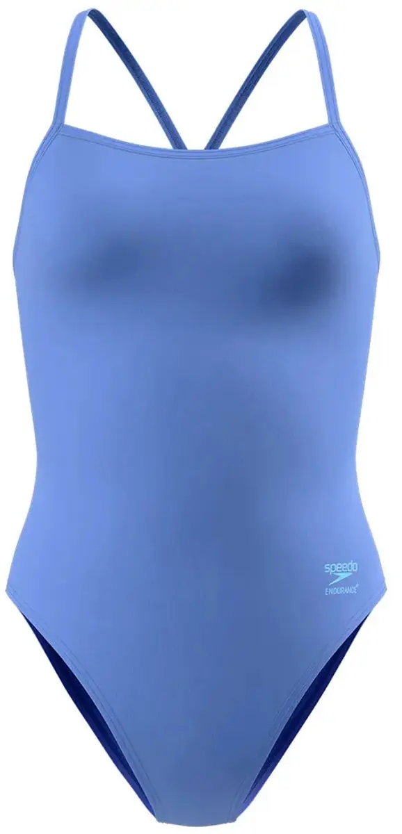 Speedo Solid V-Back 2.0 Dames Zwempak - 30 - Purblu