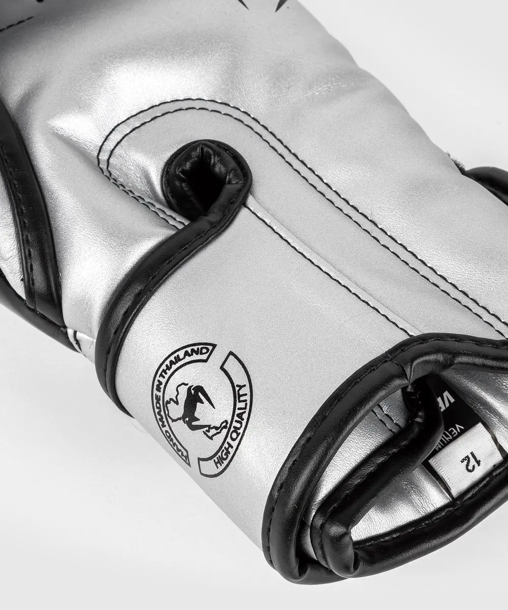 Venum Elite Bokshandschoenen 10 OZ - Zilver/Zwart