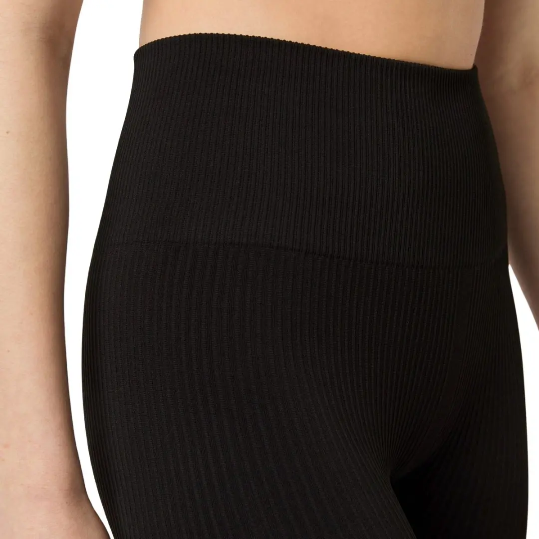 Björn Borg Studio Seamless Ribbed Tight Dames - XS Zwart - afbeelding 6 van 6