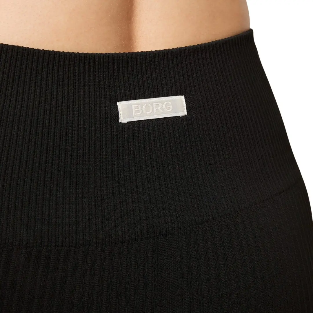 Björn Borg Studio Seamless Ribbed Tight Dames - XS Zwart