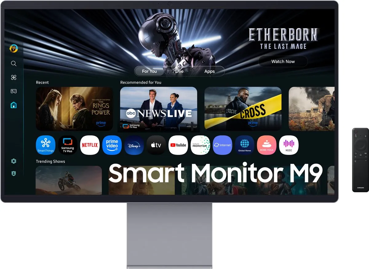 Samsung M90F Smart OLED Monitor 32" - 165Hz - 90W