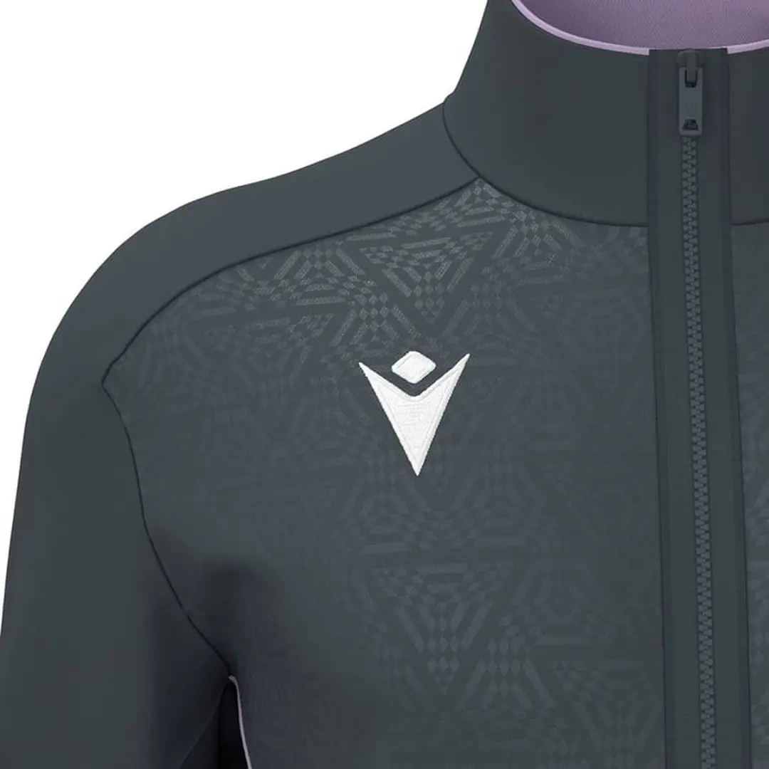 Macron Thunder Poseidon Trainingsjack Heren M - Antraciet/Lila - afbeelding 6 van 6