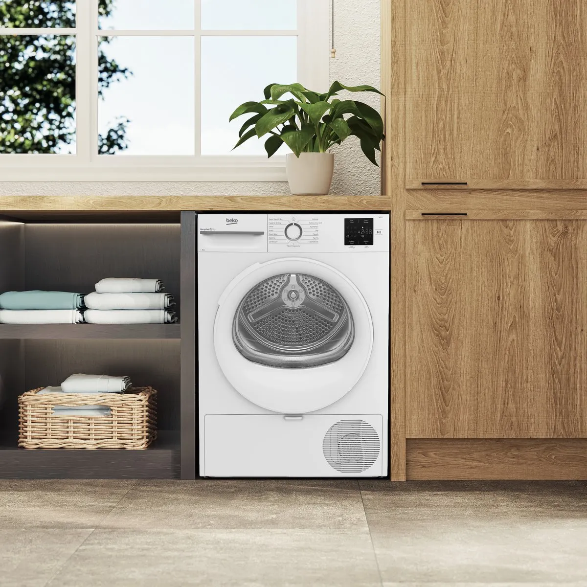 Beko BM3T3822W Vrijstaande Wasdroger 8kg - Wit