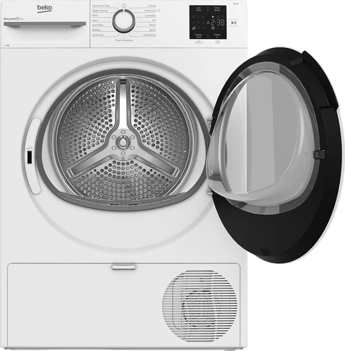 Beko BM3T3822W Vrijstaande Wasdroger 8kg - Wit