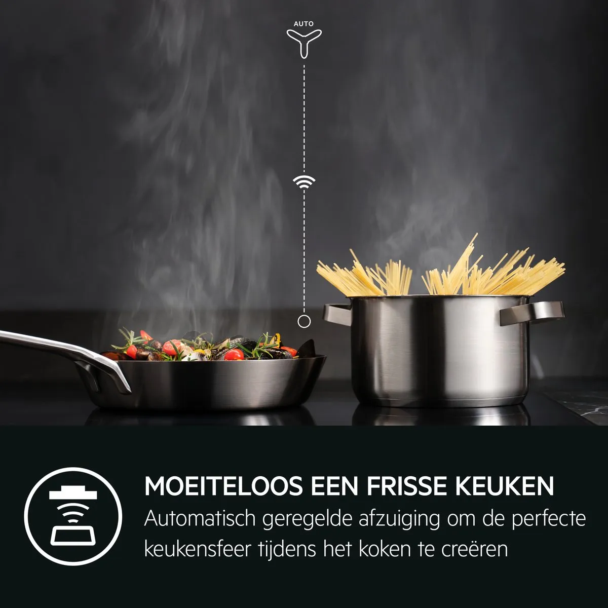 AEG IKE84441XB Inductie Kookplaat 80cm - Zwart