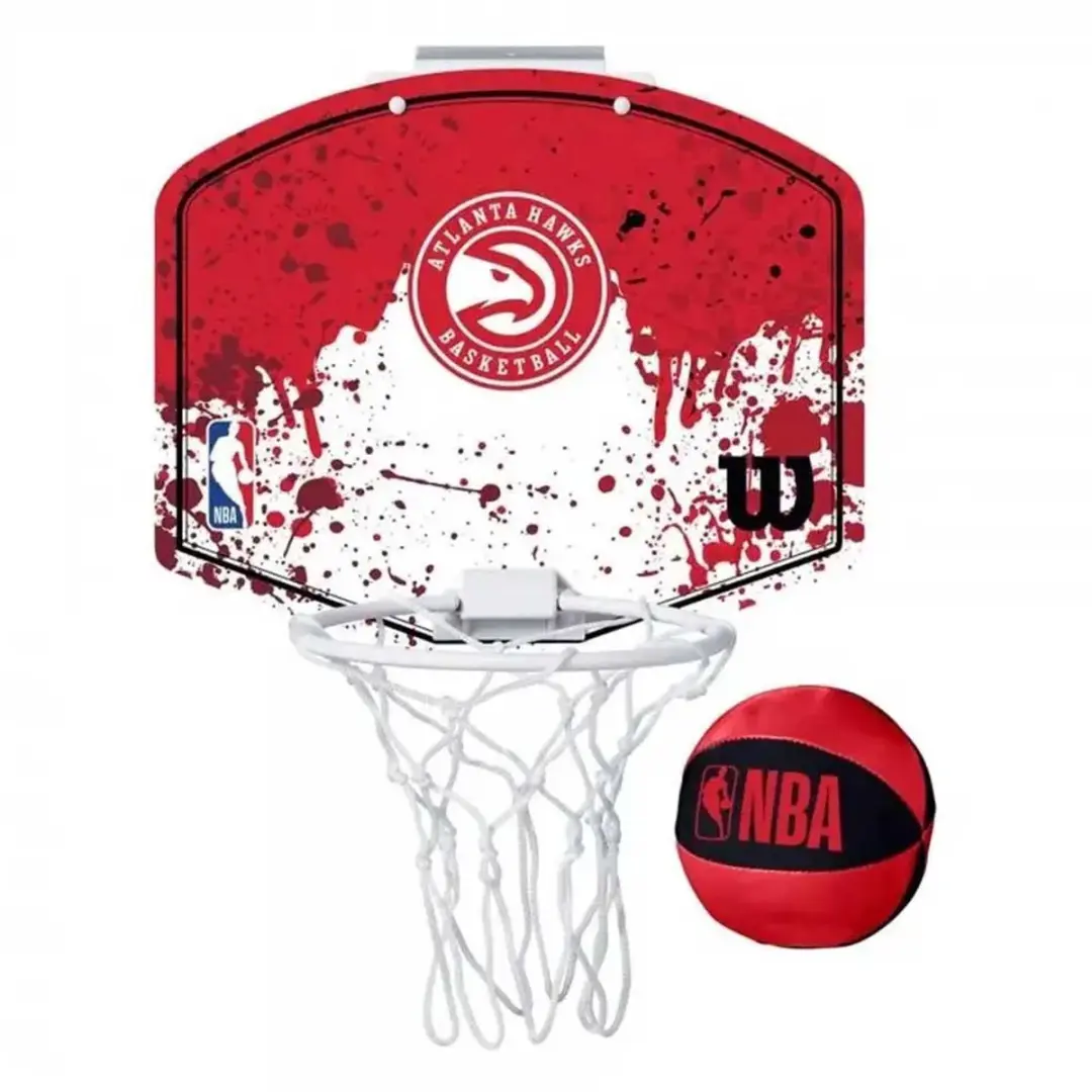 Wilson NBA Hawks Minibasketbalset - Multicolor