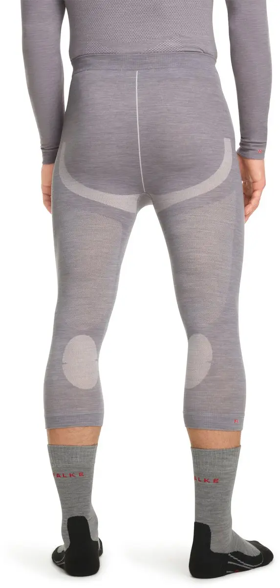 Falke Wool-Tech Light 3/4 Ondergoed Heren - S - Grijs
